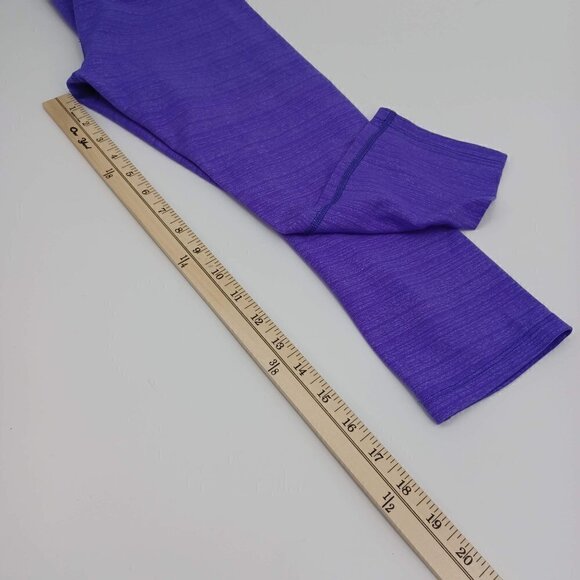 Beyond Yoga Stripe Capri Legging In Vivid Violet Women's S Activewear Athleisure - Picture 8 of 8